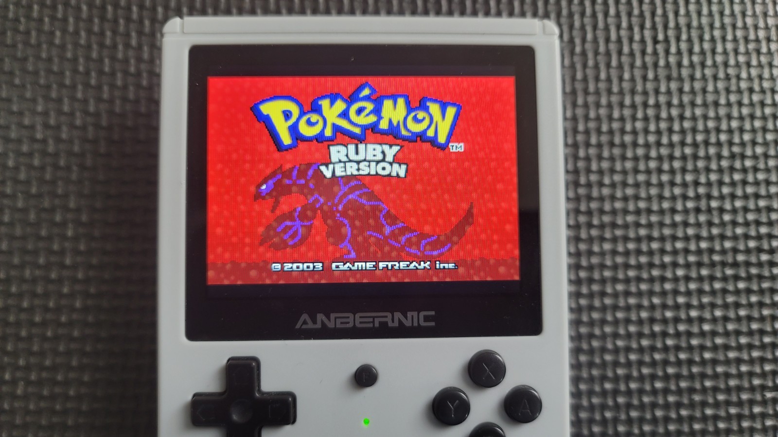 ANBERNIC RG351V (GRAY) 16GB GAME CARD (AMBER ELEC OS) FREE BRICK, CASE (GXRG)