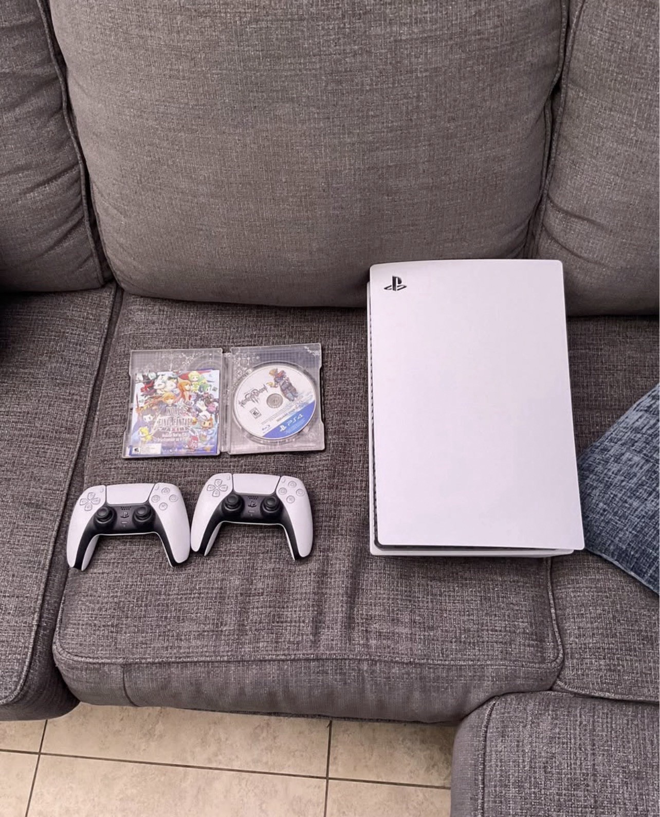 Sony PlayStation 5 PS5 Disc Console 512 4K w/ 2 DualSense + 2 Games