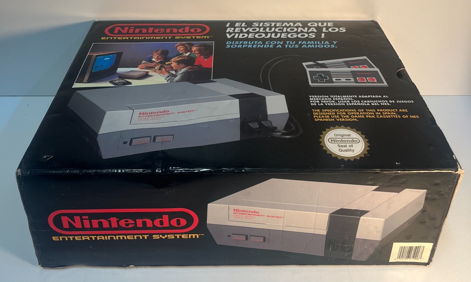 NINTENDO NES CONTROL DECK PAL B SPANISH CONSOLE NES-S-CD-ESP-3 BOXED TESTED