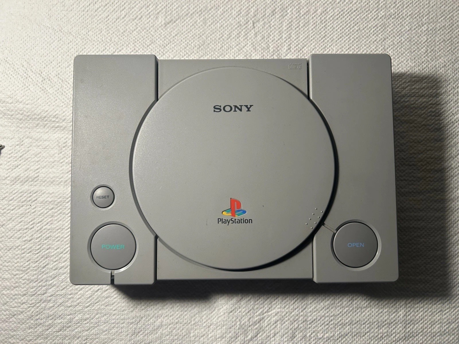 Sony PlayStation 1 Gray Console Controller Cables Carrying Case