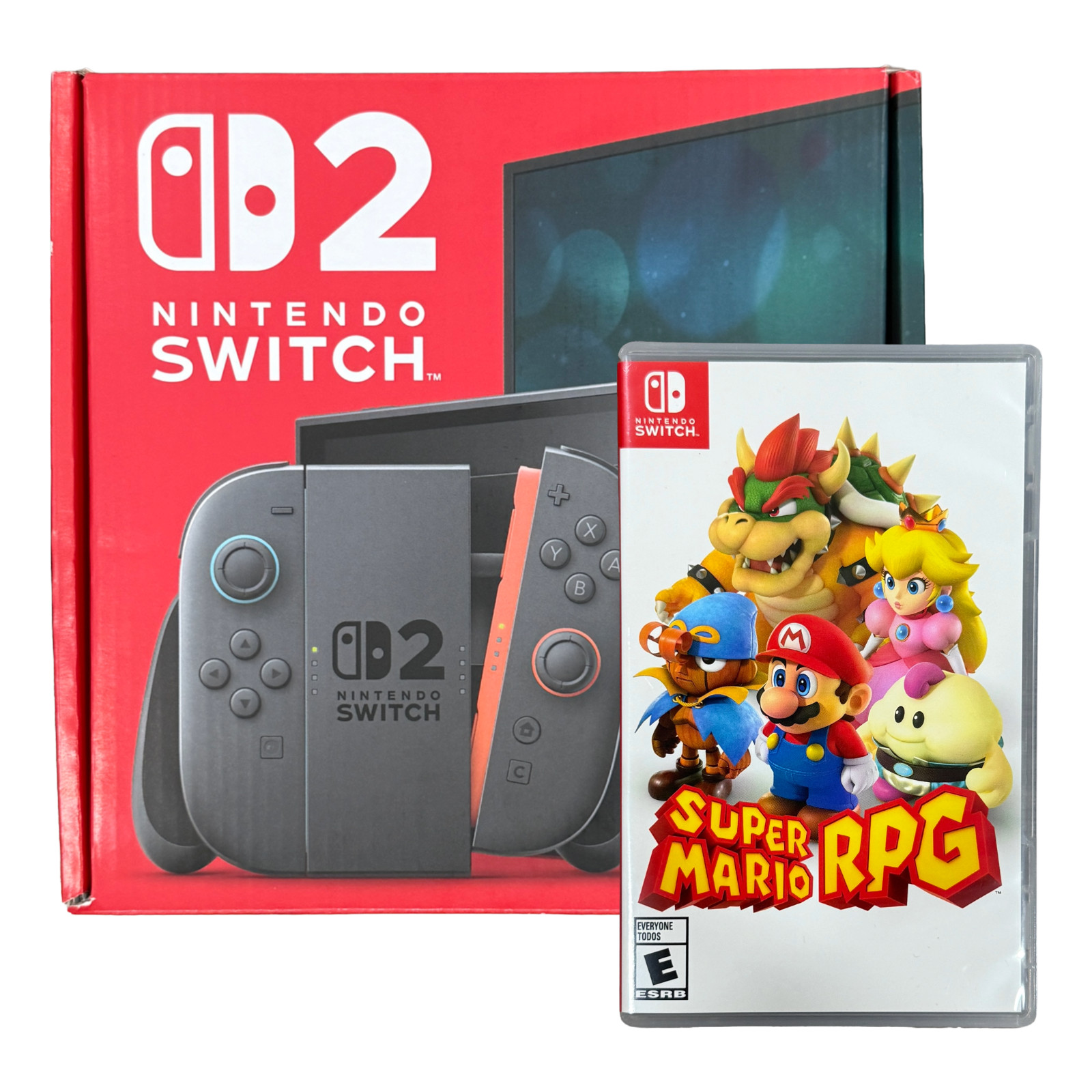 Nintendo Switch 2 Console Super Mario RPG Game Open Box Bundle