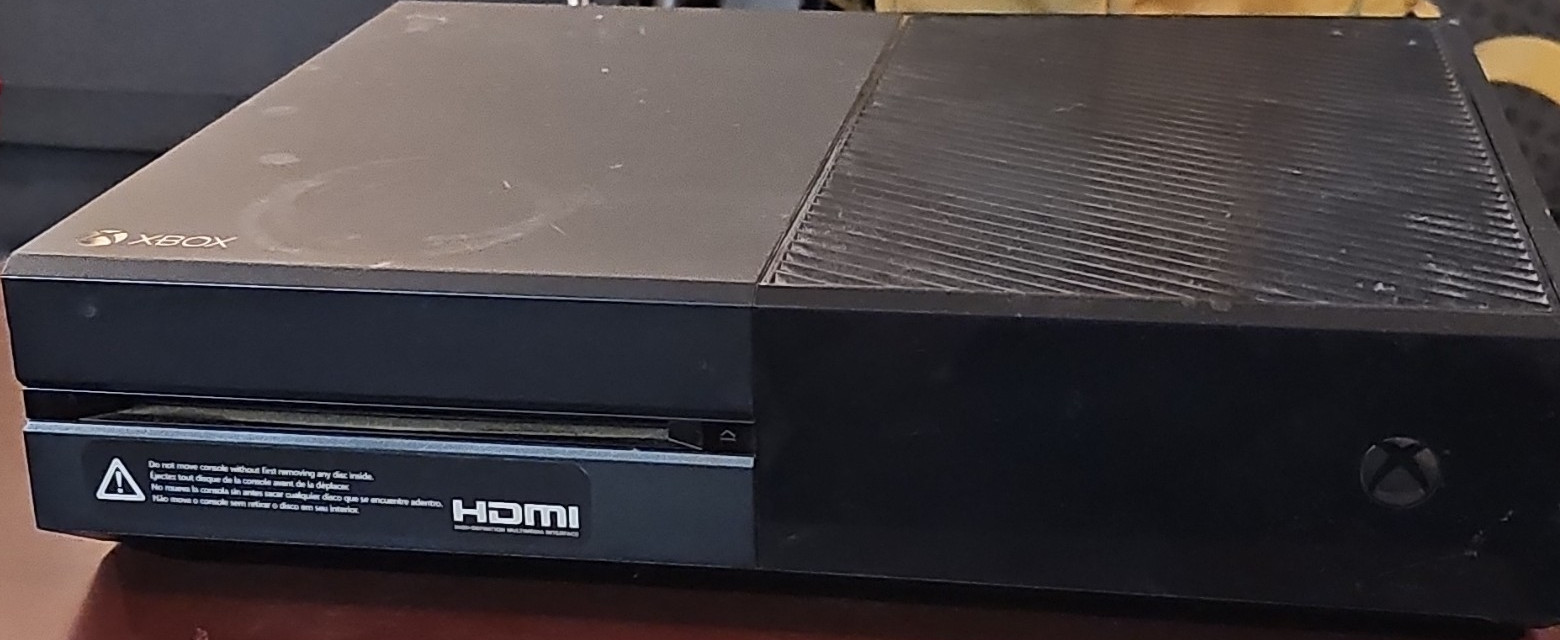 Microsoft Xbox One Black Home Console HDMI USB-A Ethernet HDMI Cable