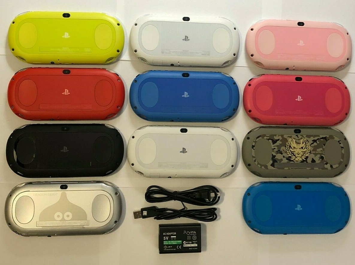*Choose Color* Sony Playstation PS Vita 2000 Slim PCH-2000 Bundle Import TESTED