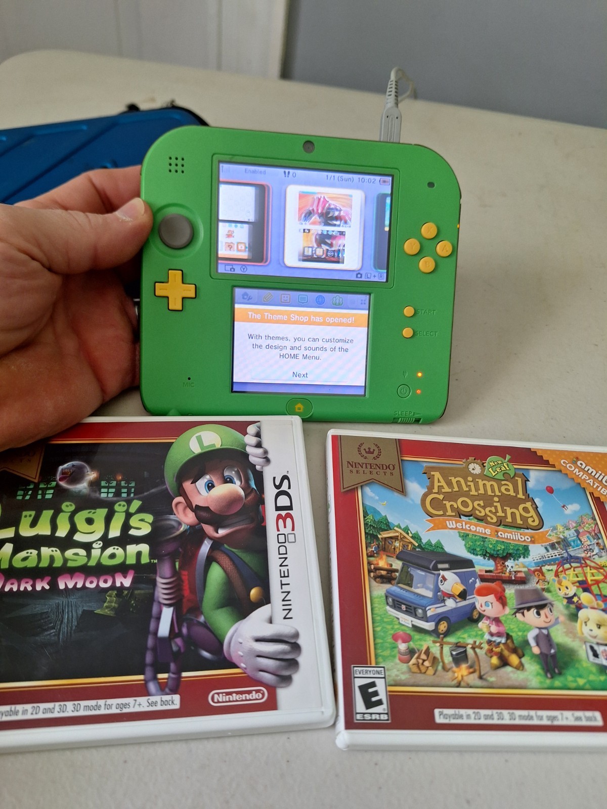 Nintendo 2DS Legend of Zelda Ocarina of Time 3D Green Console w/ Box