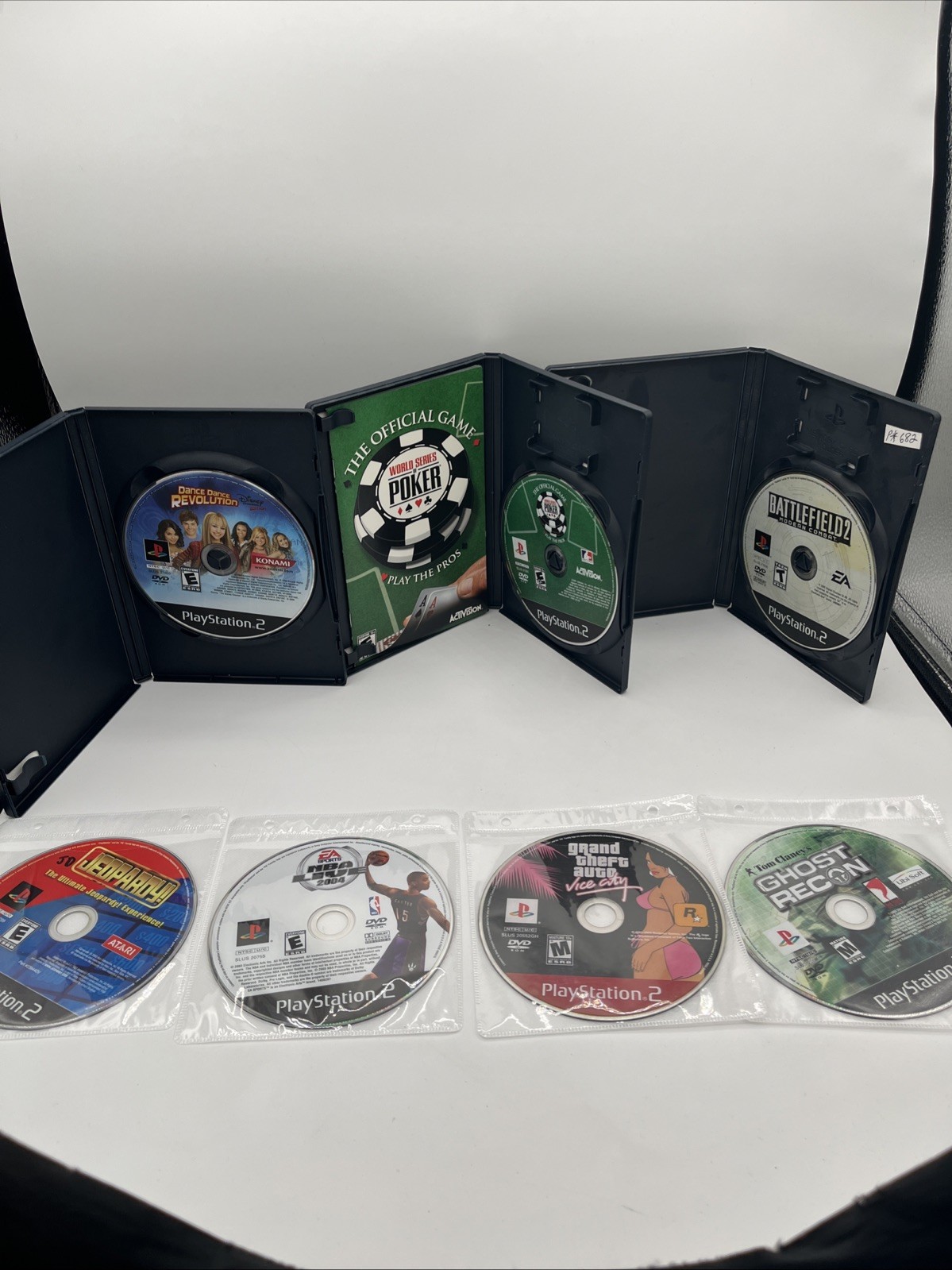 PlayStation 2 PS2 Fat Console Bundle SCPH-39001 – 2 🎮 7 Games Memory Card