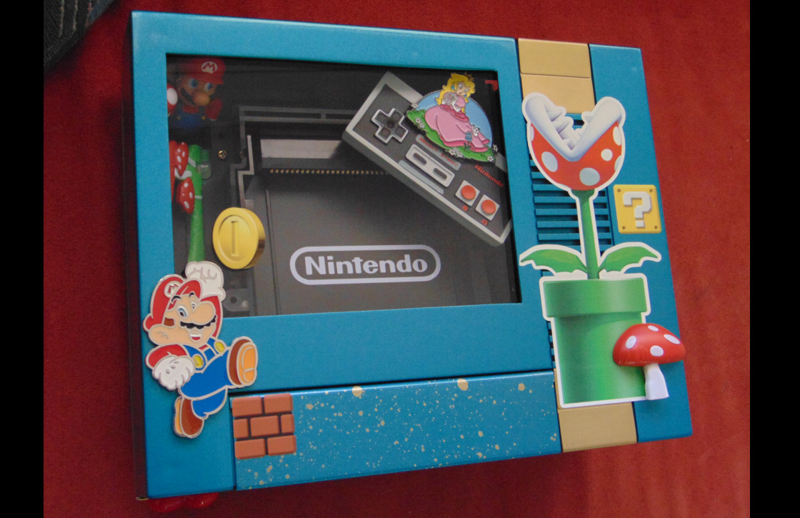 Nintendo NES Console CIB Tested Works 💙 MARIO EDITION NES CONSOLE 💙
