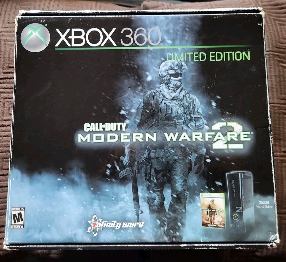 Microsoft Xbox 360 Elite Call Of Duty: Modern Warfare 2 Limited Edition CIB