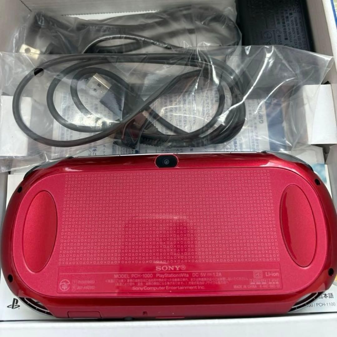 PSVITA Sony Ps Vita Cosmic Red Pch-1000 Wi-Fi Japan