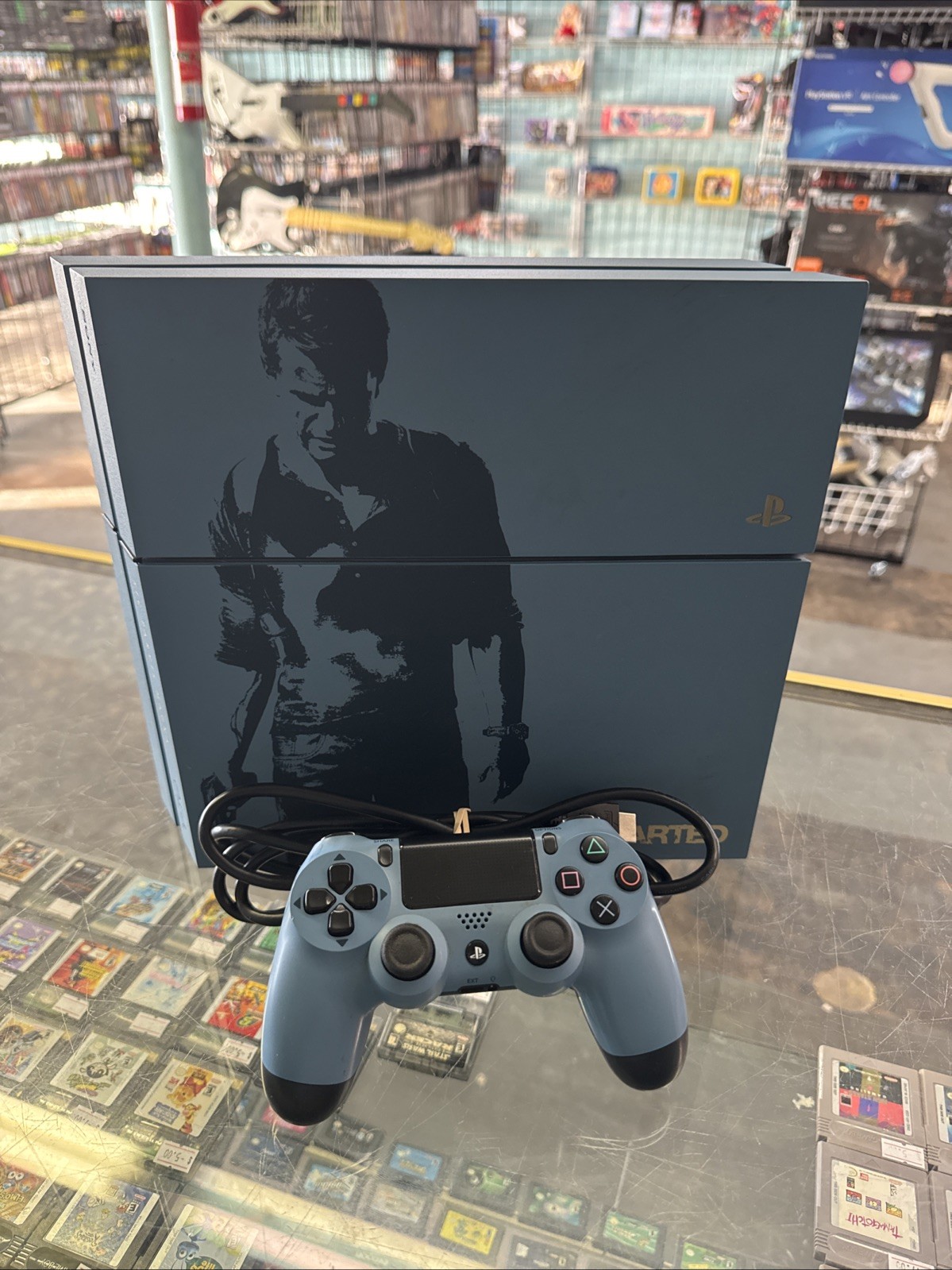 Sony PlayStation 4 Uncharted 4: Limited Edition Bundle 500GB- Formatted, Tested