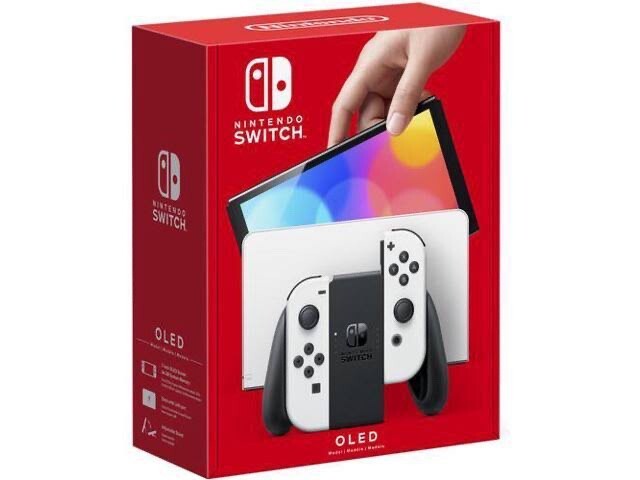 Nintendo Switch OLED Model HEG-001 Handheld Console – 64GB – White