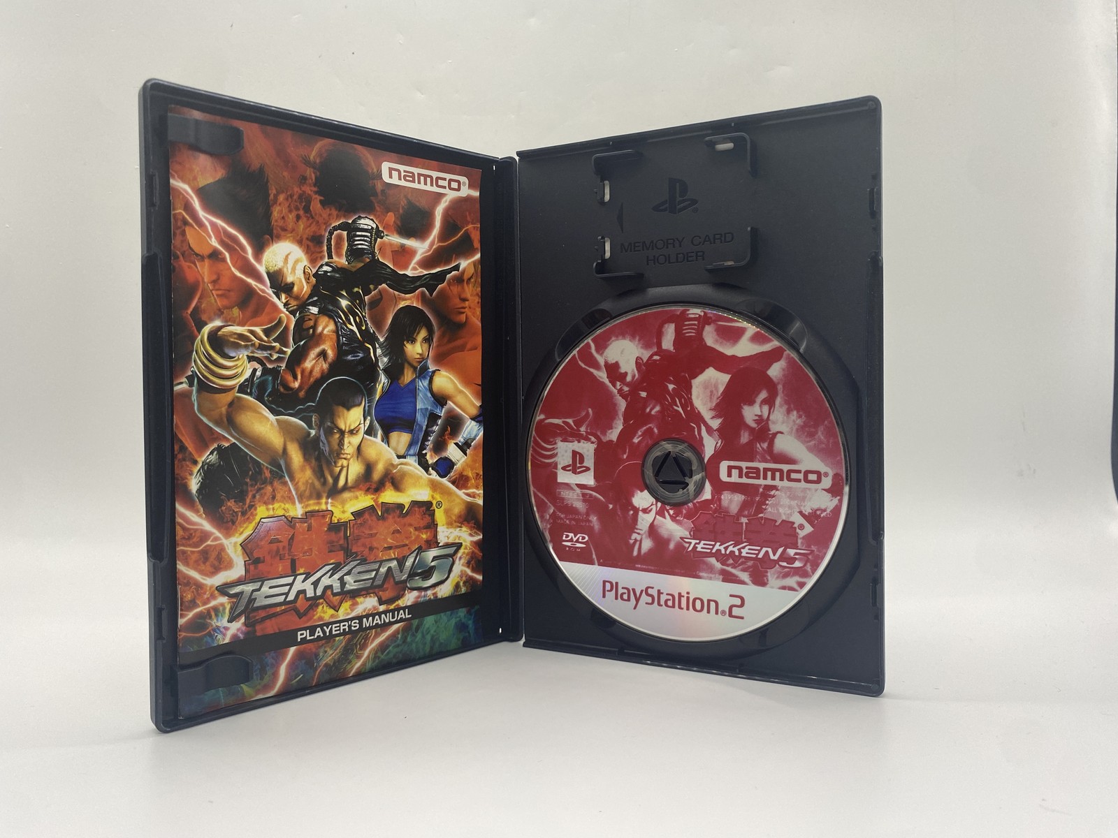 PS2 Playstation2 Console w/ Tekken series 1 2 3 4 5 tag 6 set Black SCPH-70000