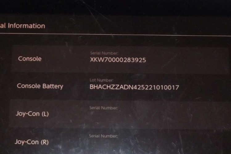 Nintendo Switch Console System – SERIAL 3925 – TESTED & WORKING! 69a