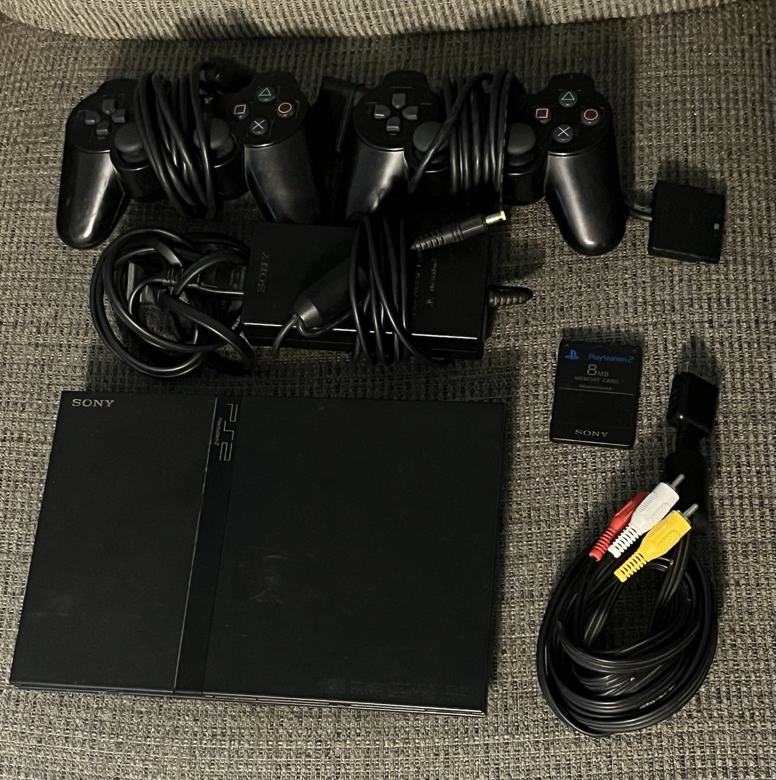 Sony PlayStation 2 Slim Console Game Bundle Tested Works