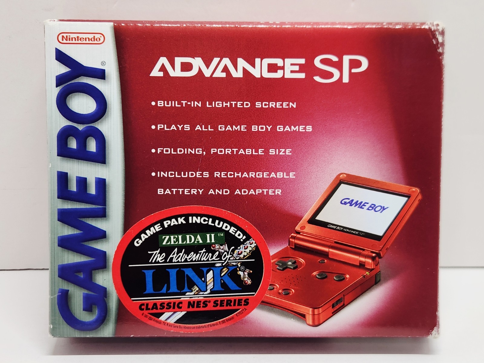 Zelda II Nintendo Gameboy Advance SP Bundle Edition CIB W/ Inserts RARE