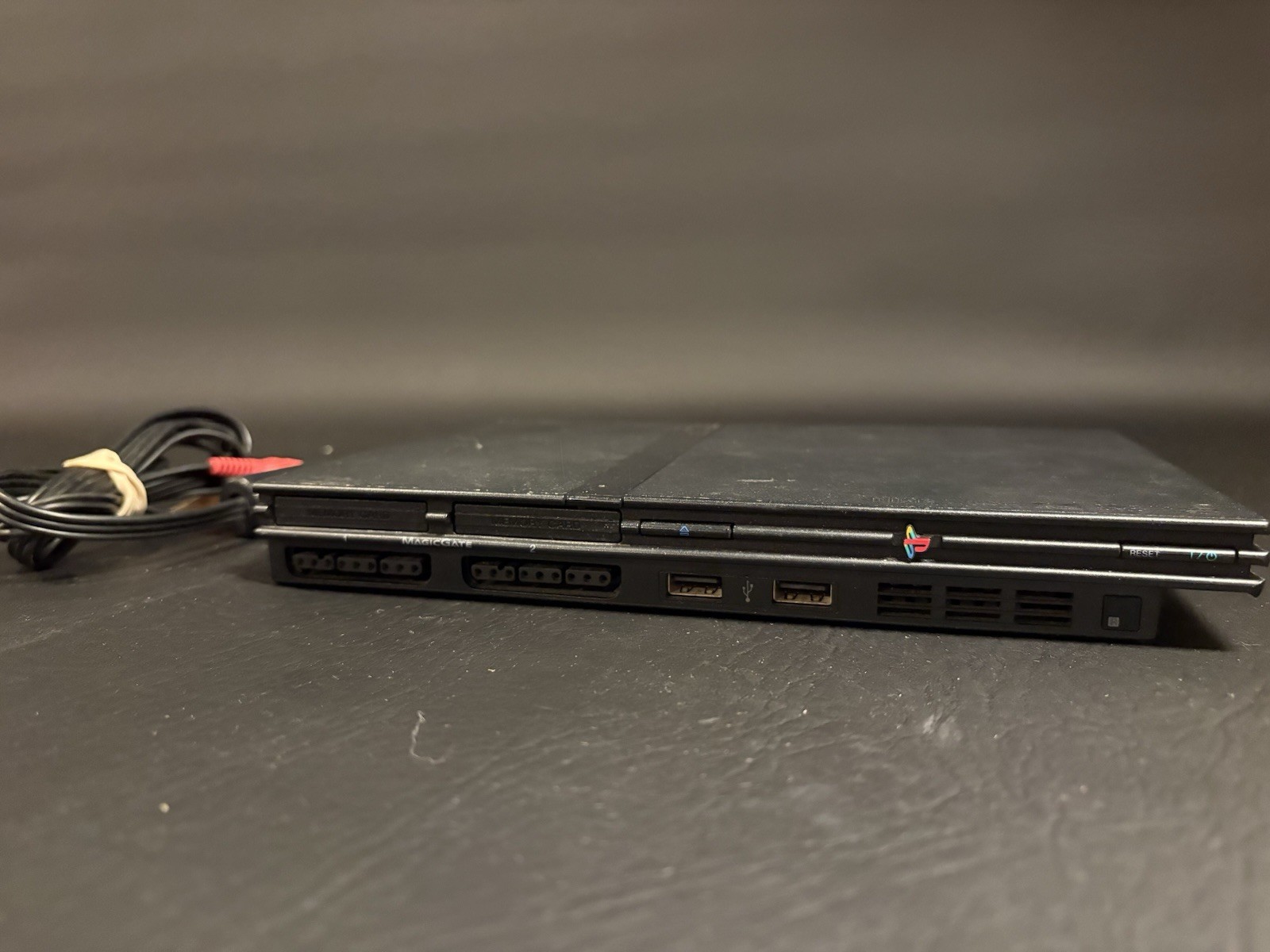 Sony PlayStation 2 PS2 Slim Console SCPH-75001 + ALL CORDS, TESTED