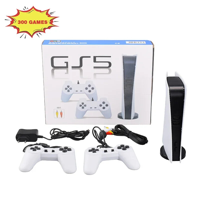 Video Game Console with 300 Classic Games 8 Bit