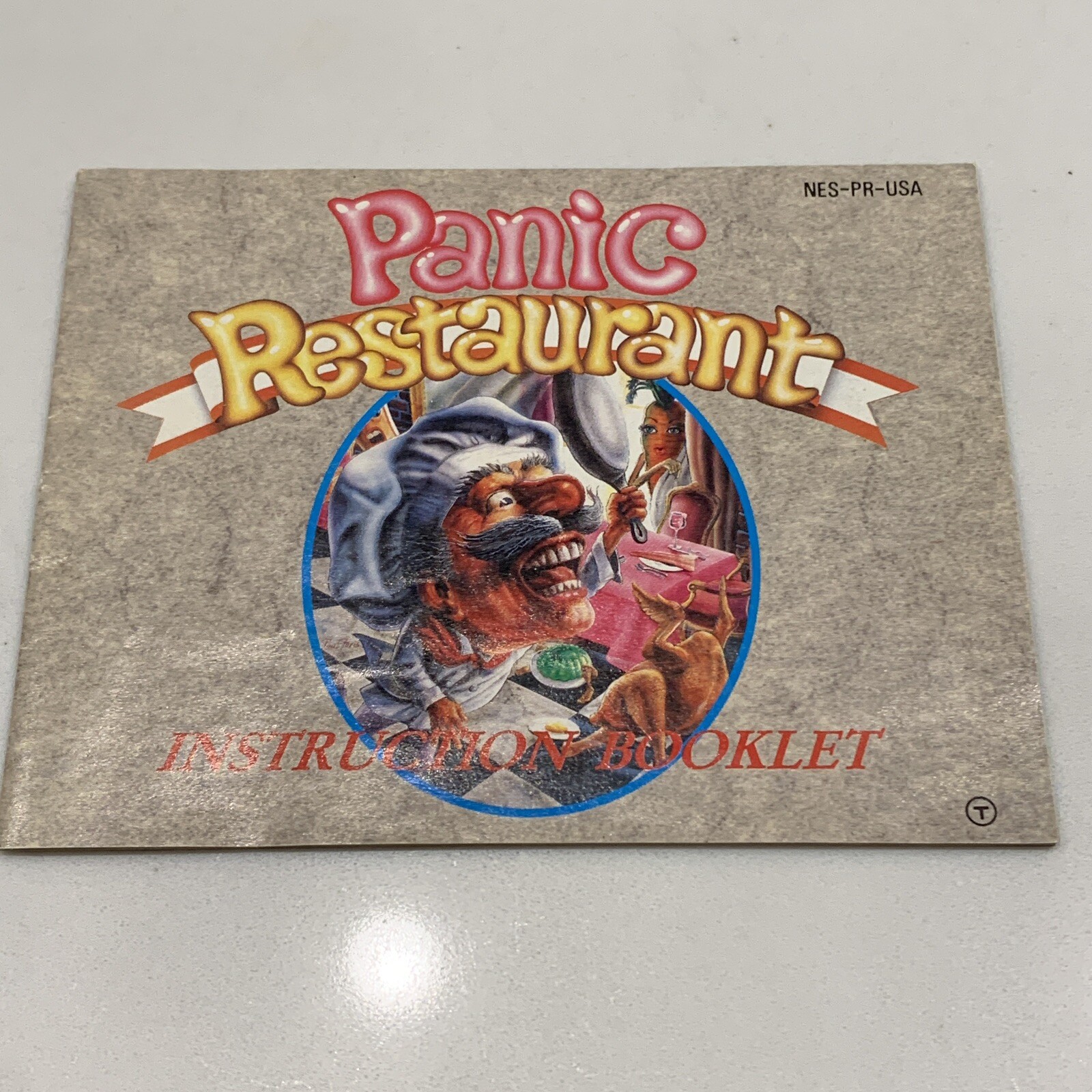 Panic Restaurant (NES, 1992) Authentic Complete CIB Manual TESTED