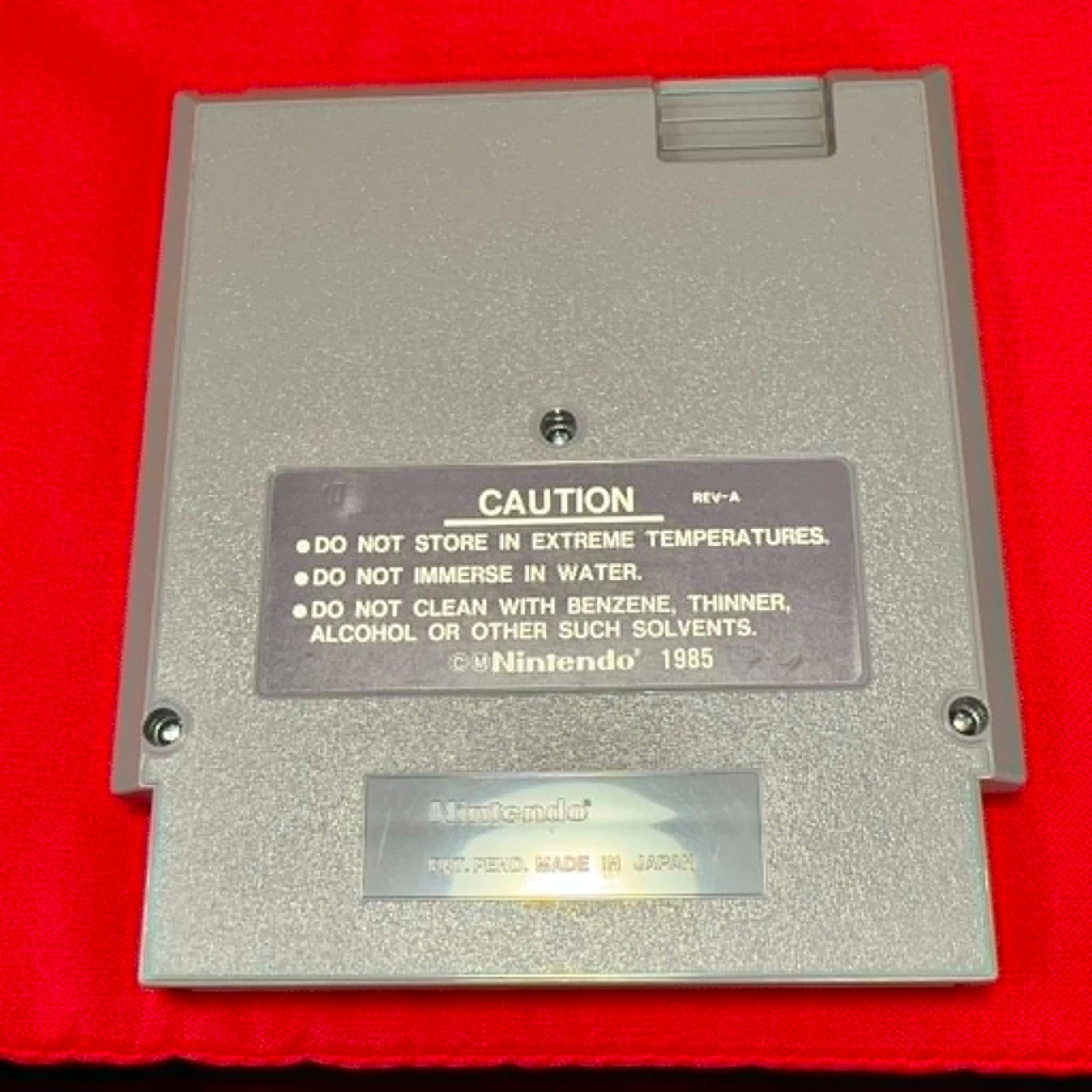 Nintendo NES-001 Console Official Carrying Case & Tetris Game UNTESTED NES