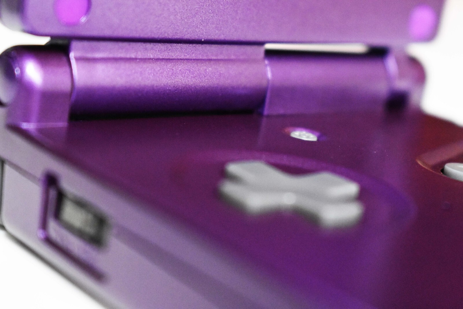 Backlit IPS LCD GBAsp Mod Nintendo Gameboy Advance SP Grape Purple