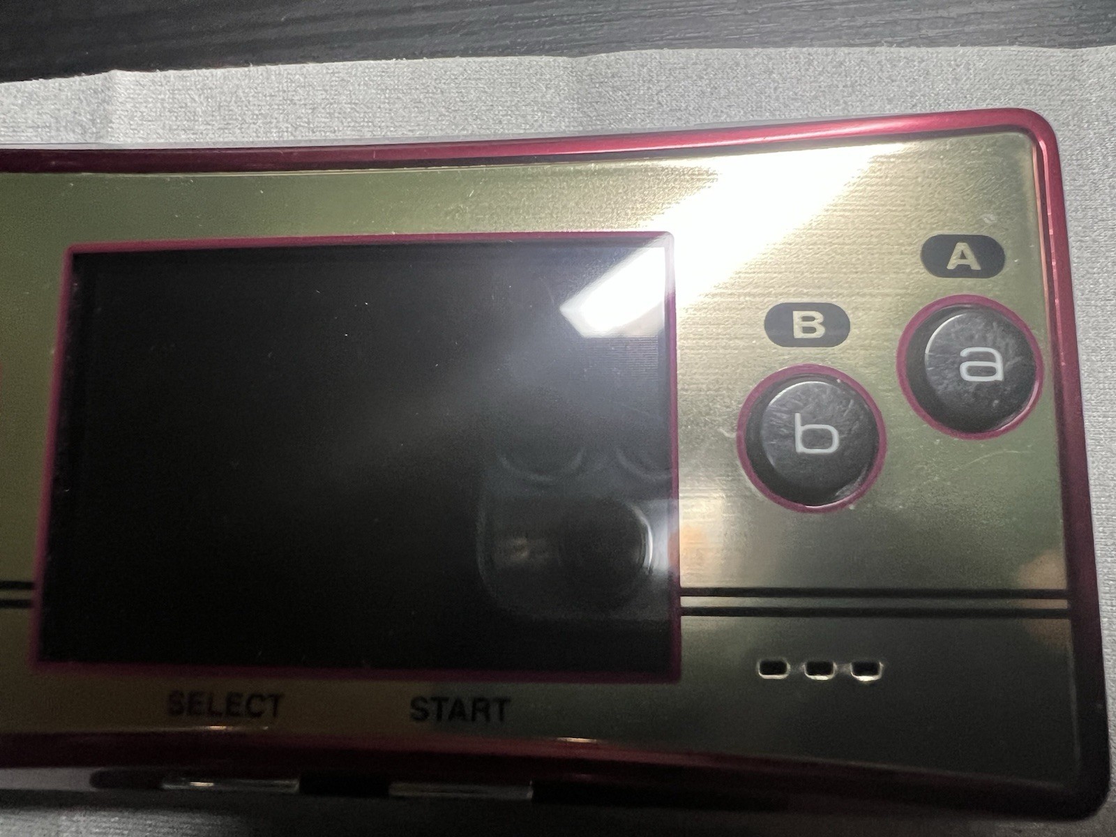 Nintendo Game Boy Micro 20th Anniversary Edition With Free Game