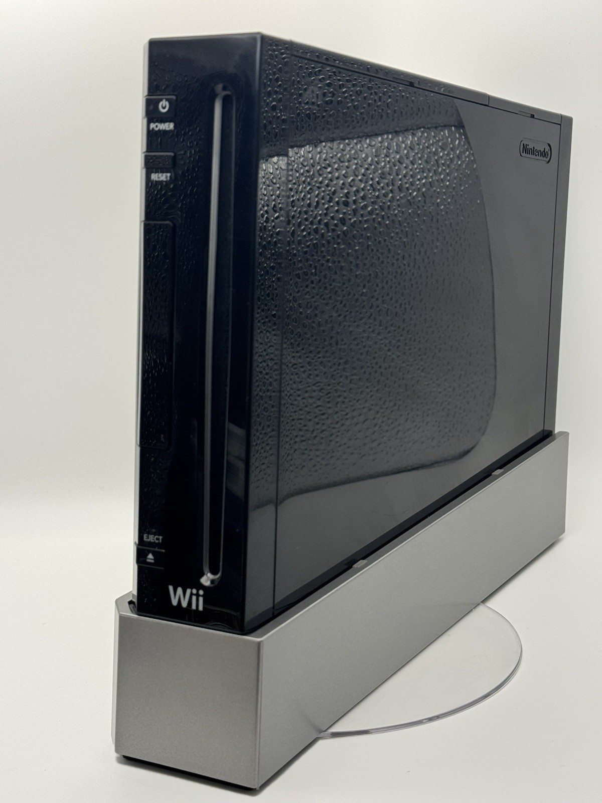 Nintendo Wii Console (Black) Includes Stand, Sensor Bar, Cables | Clean | Tested