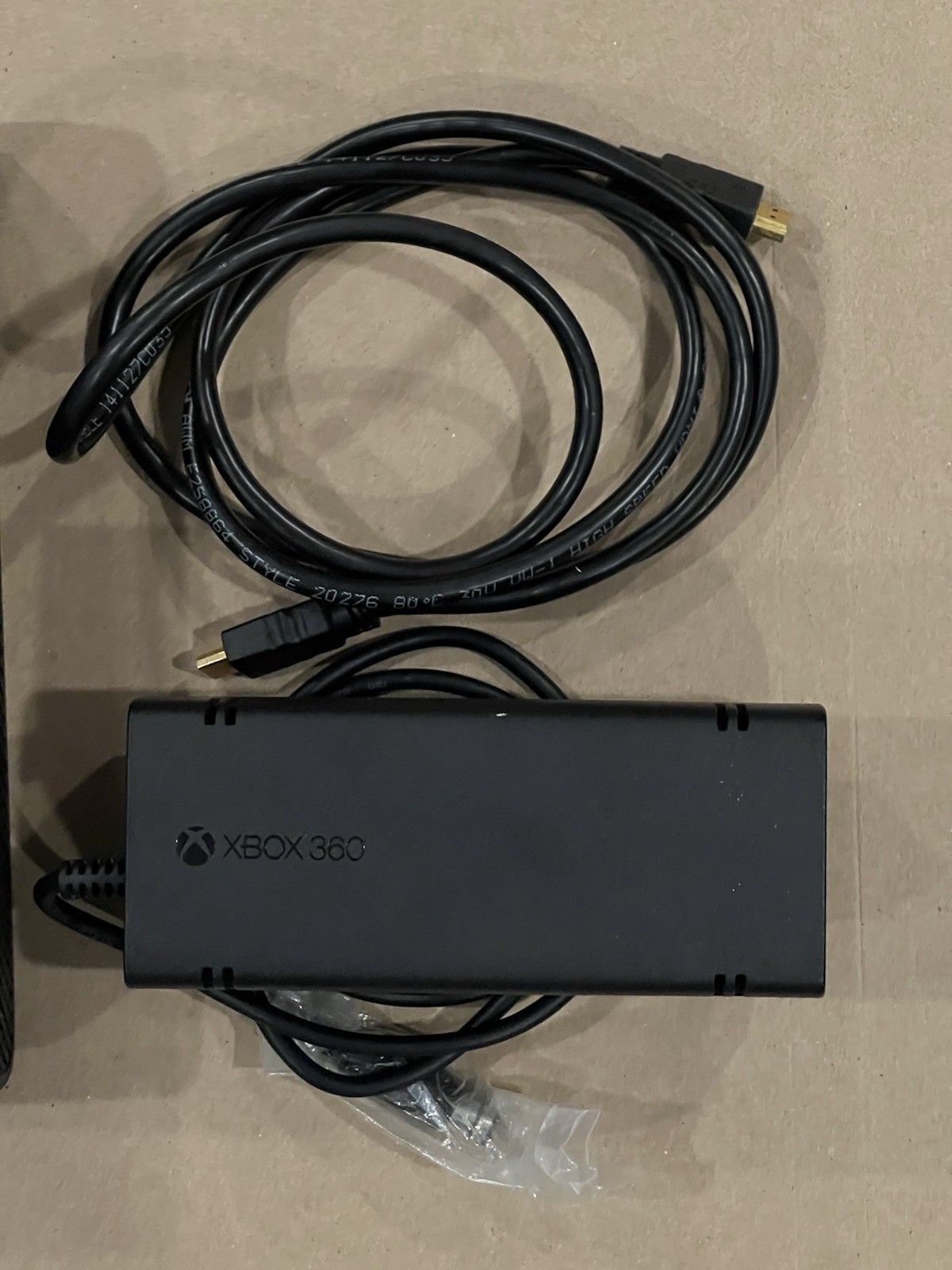 Microsoft Xbox 360 E Console Model 1538 Tested Works OEM Power Supply HDMI