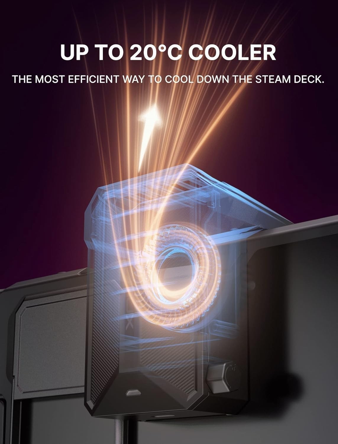 Modular Steam Deck Case with Cooling Fan & Custom Accessories Included