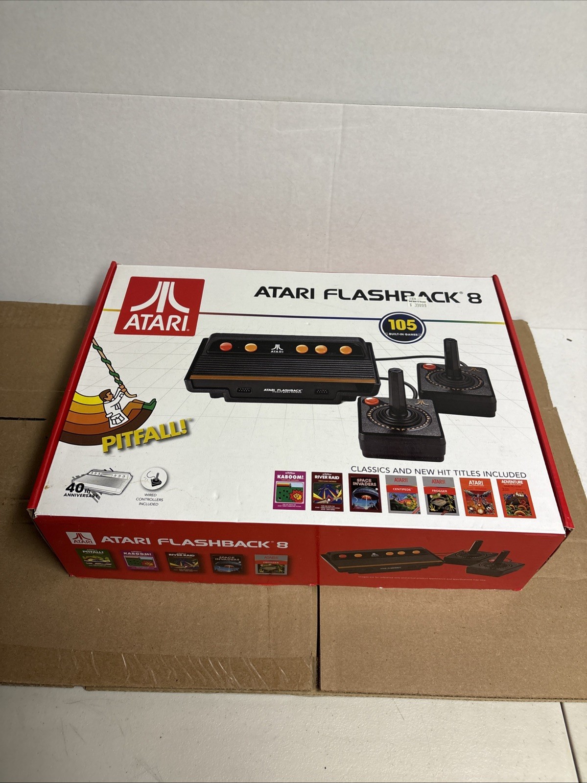 Atari Flashback 8 Home Console 105 Built-in Games Controllers Instruction Manual