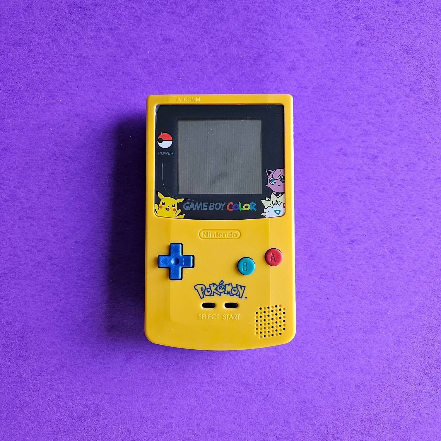 Nintendo Game Boy Color Pokemon Pikachu Edition 👾 CGB-001 GBC RESTORED NEW BODY
