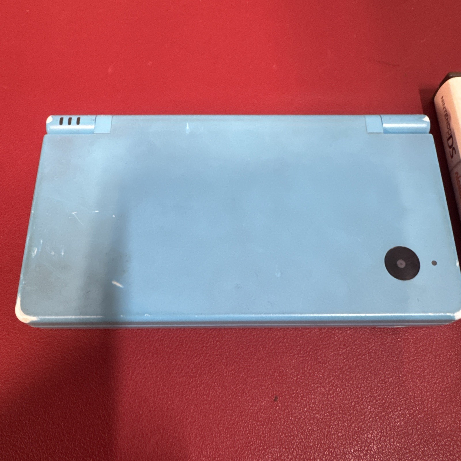 Nintendo DSi Light Blue TWL-001 Console Tested No Charger With Game