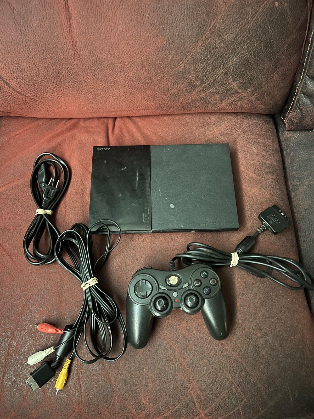 Sony PlayStation 2 Slim Charcoal Black Console System