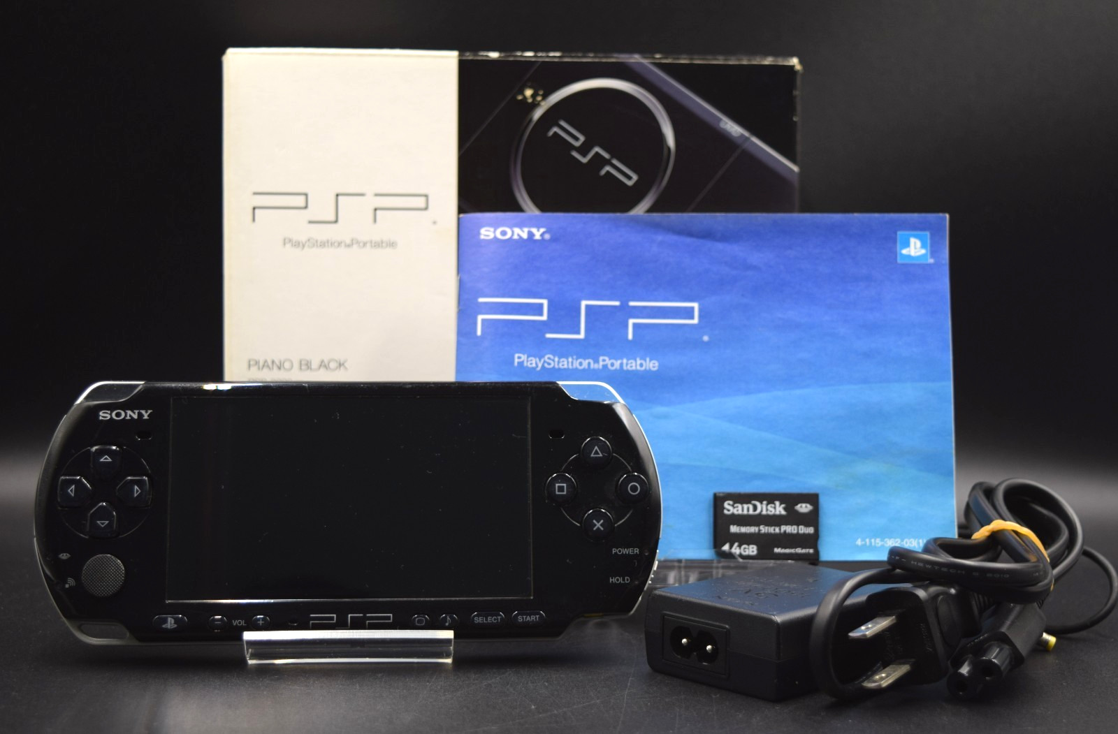 Sony PSP 3000 Piano Black Console Boxed Region Free Tested Working Japan #2