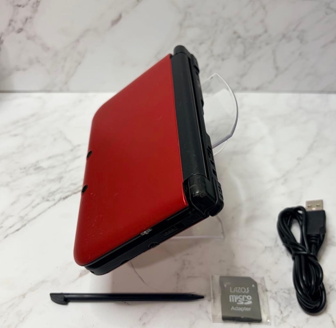 [Working condition, with accessories] Nintendo 3DS XL RED