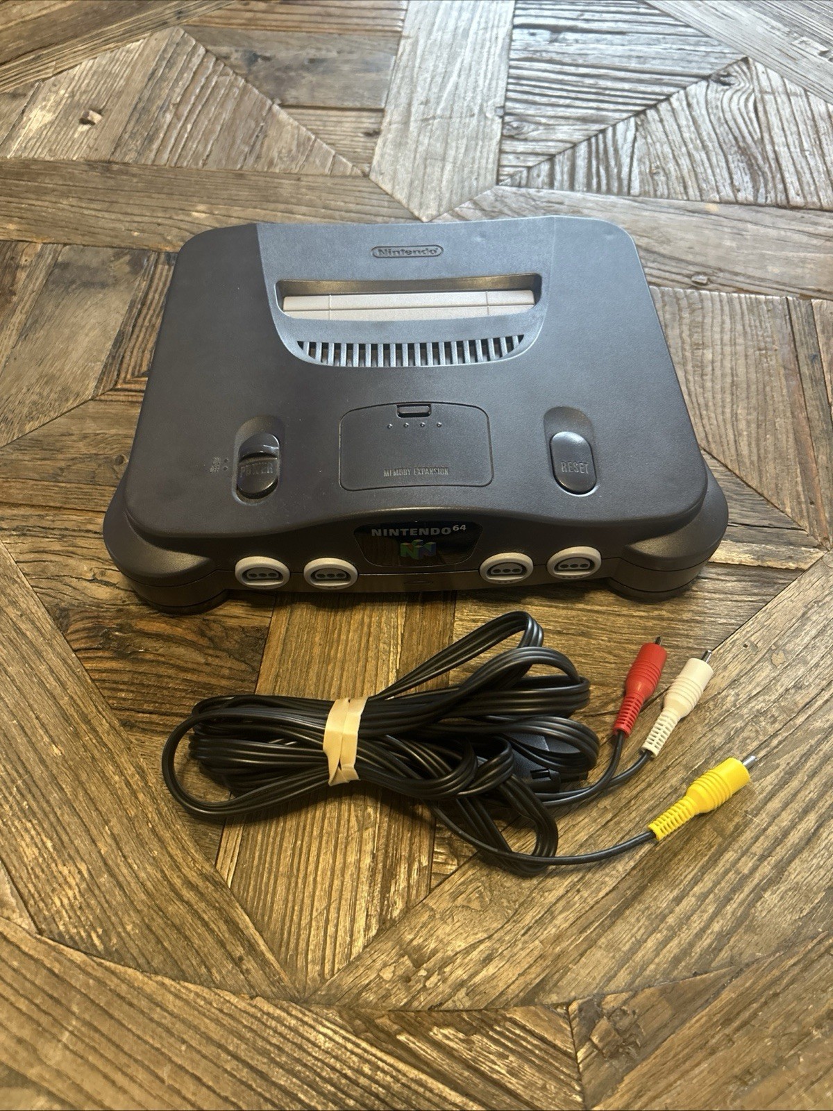Nintendo 64 Console Only OEM N64 System W/ AV Cables & Jumper Pak – TESTED!