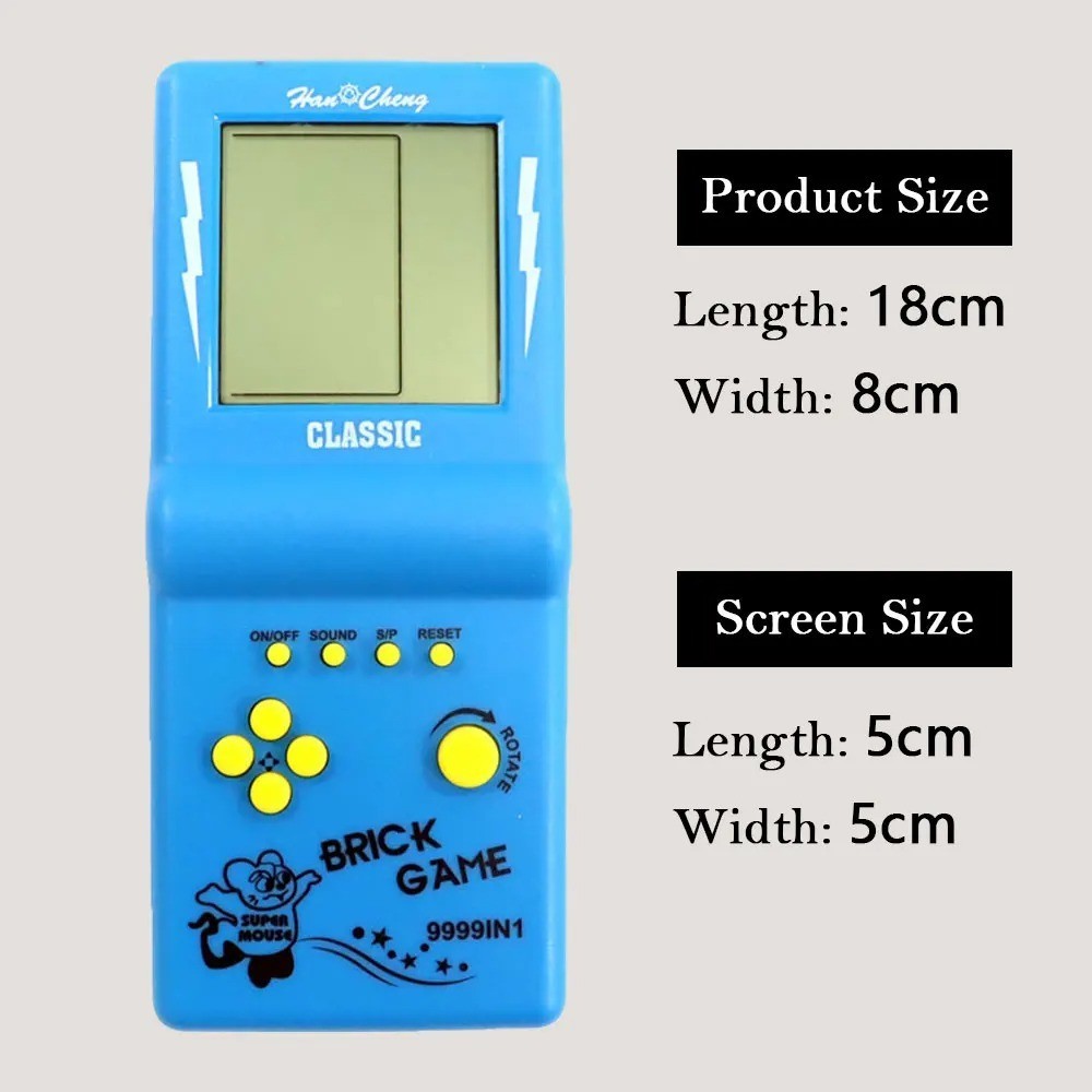 Handheld Retro Game Console 23 Games Tetris Brick Game Toy