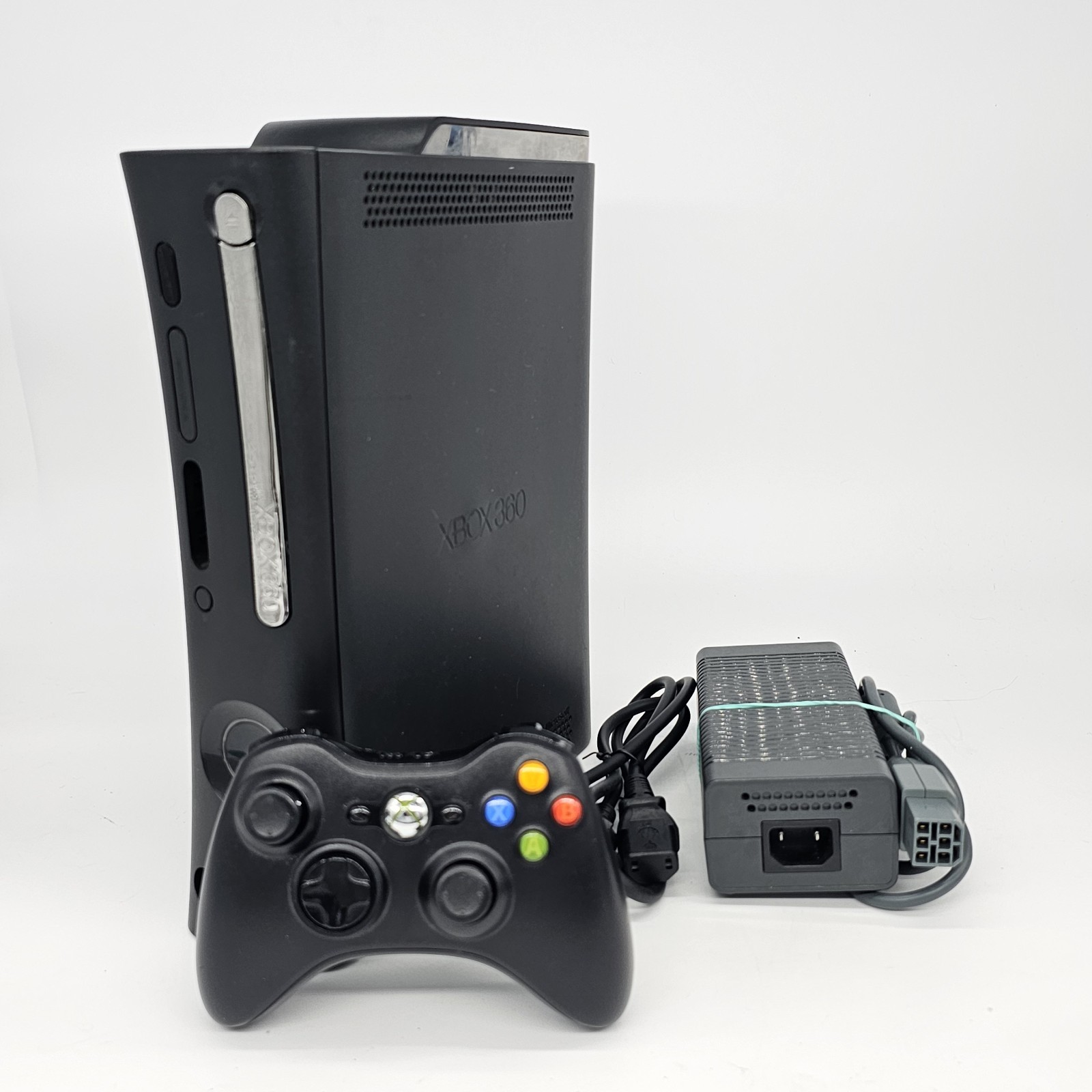 Microsoft Xbox 360 Elite Black 120GB Console Bundle With Cords And Controller