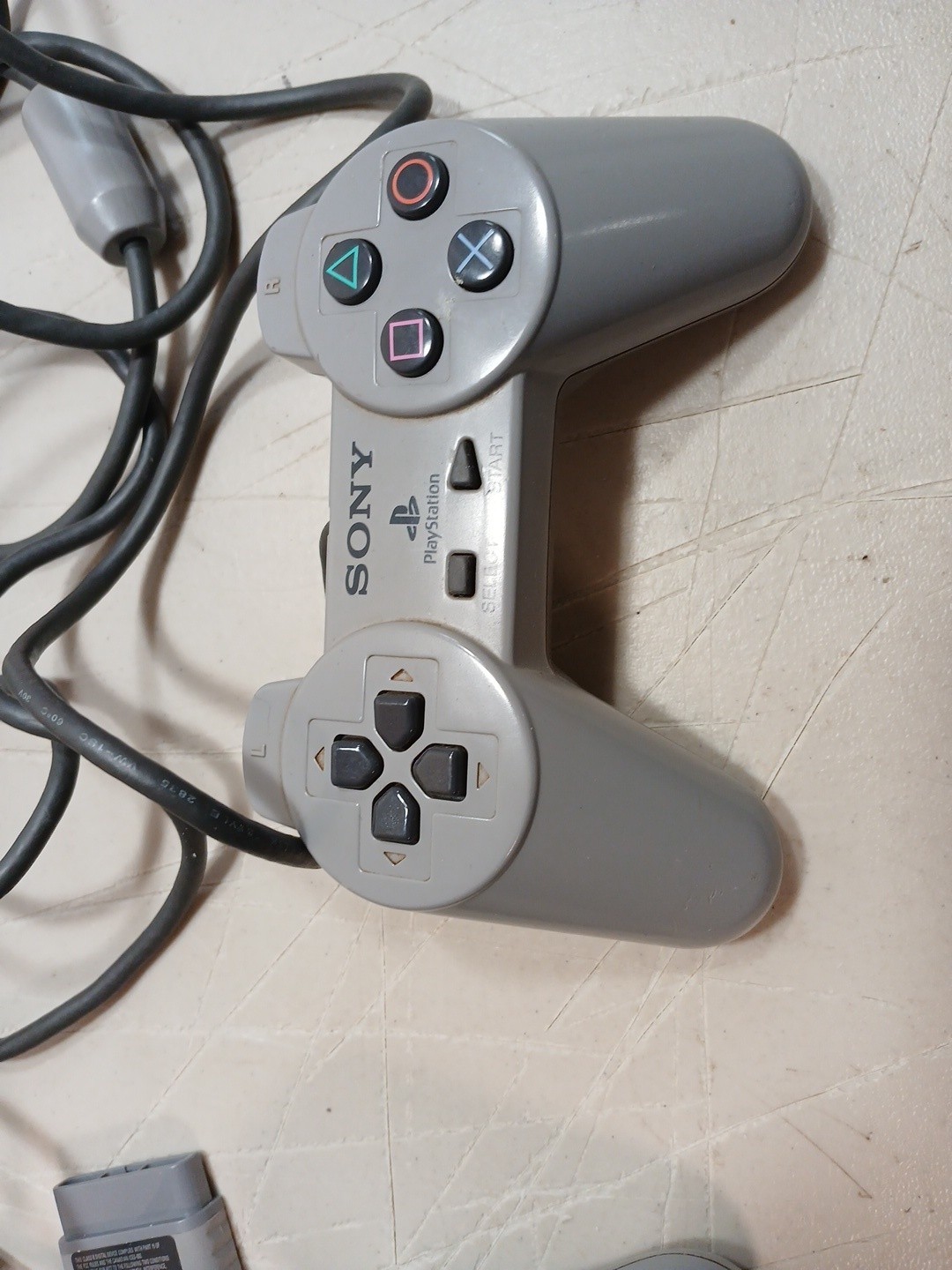 Sony PlayStation 1 PS1 Console And 2 Controllers SCPH-7501 Tested & Working Read