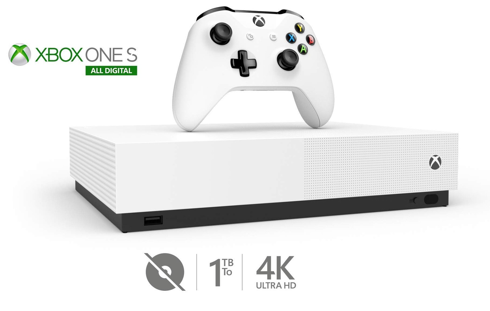 Xbox One S 1TB All-Digital Edition Console (Disc-Free Gaming) – [DISCONTINUED]