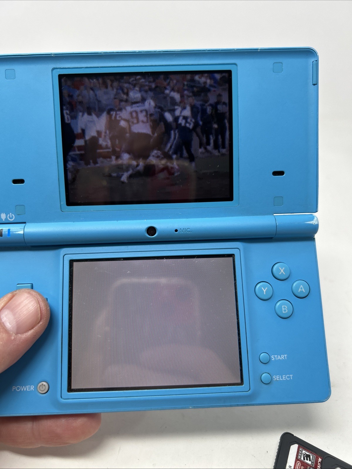 Nintendo DSi Console Blue Bundle New Battery, Games, Charger, Case Ready To Play