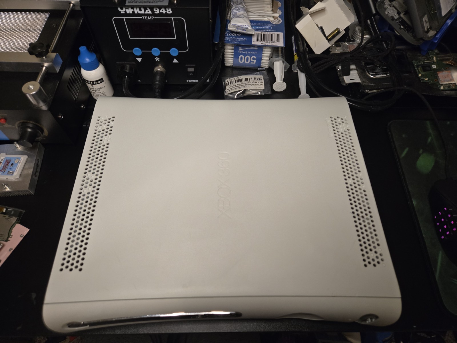 Microsoft Xbox 360 White Console Only, Restored And Working