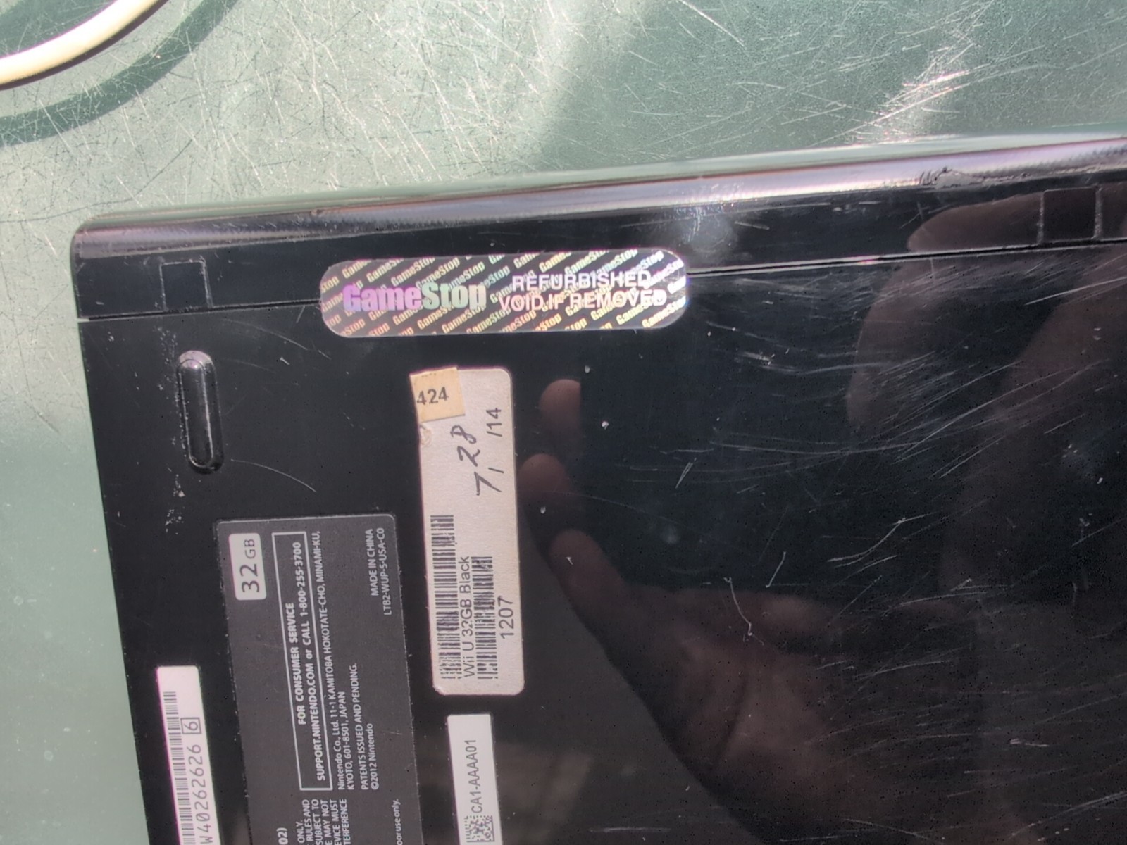 NINTENDO WII U CONSOLE 32GB FOR PARTS/REPAIR: