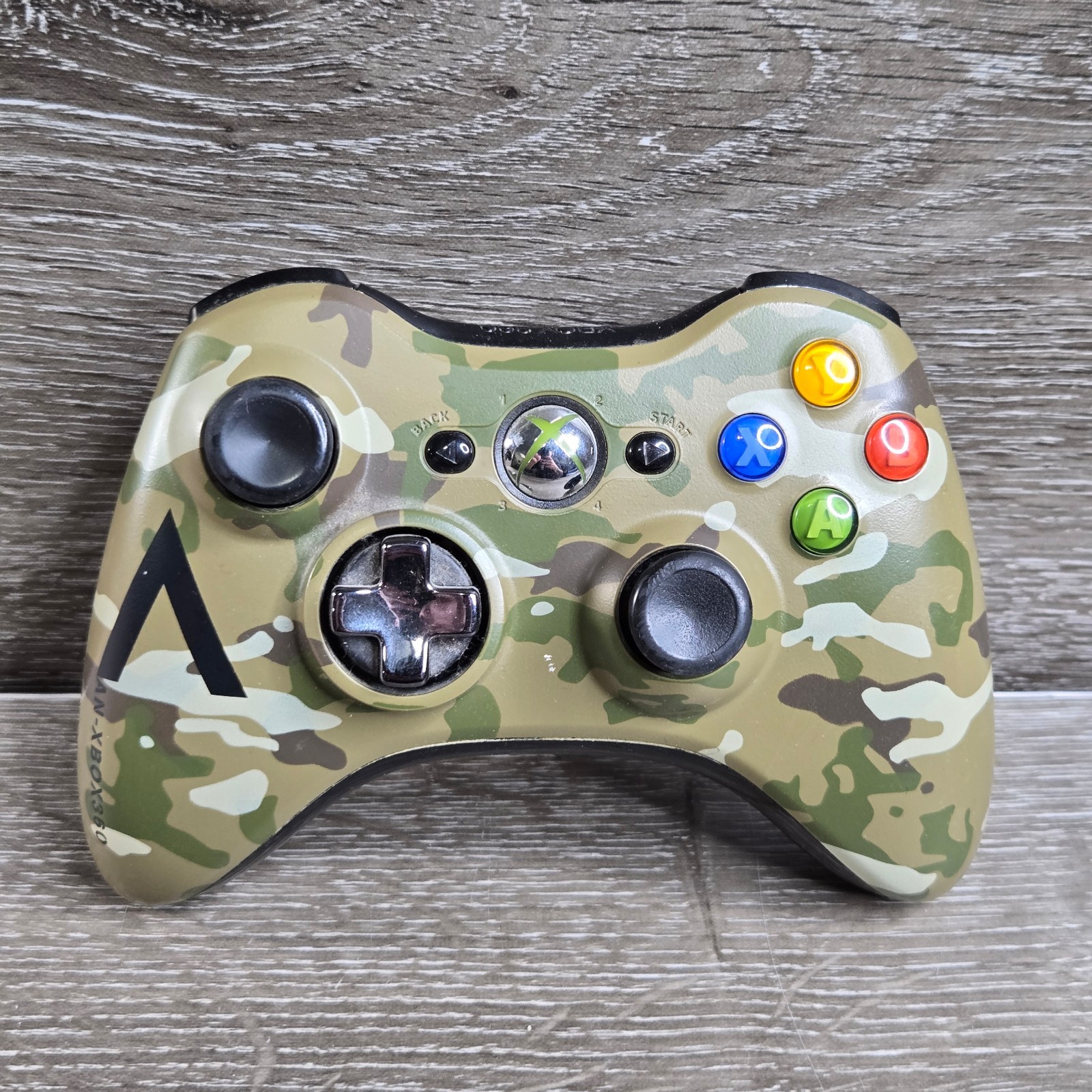 Genuine XBOX 360 X360 Wireless Controller (UVG) – CAMOUFLAGE / CAMO 43G-00049