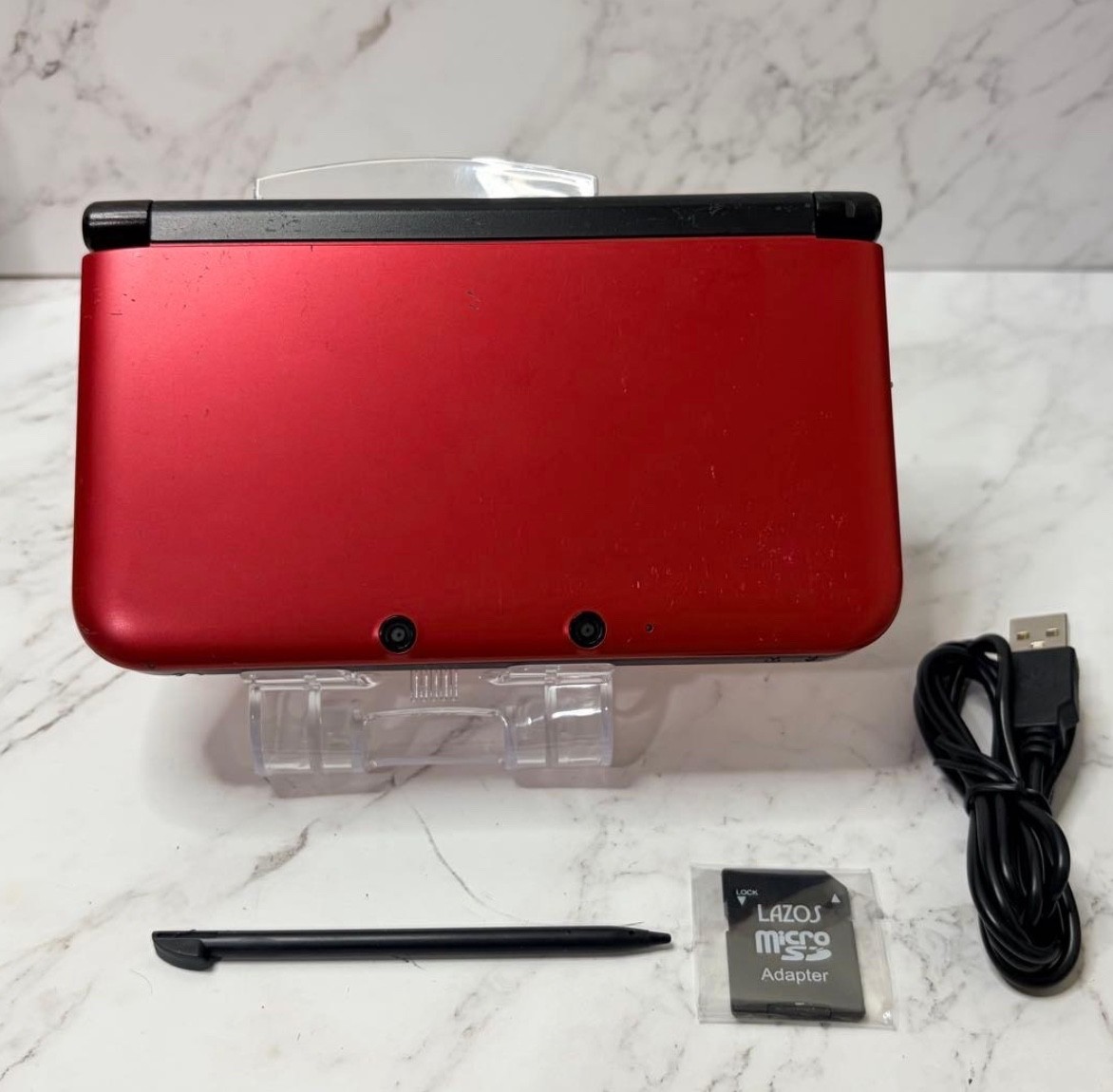 [Working condition, with accessories] Nintendo 3DS XL RED