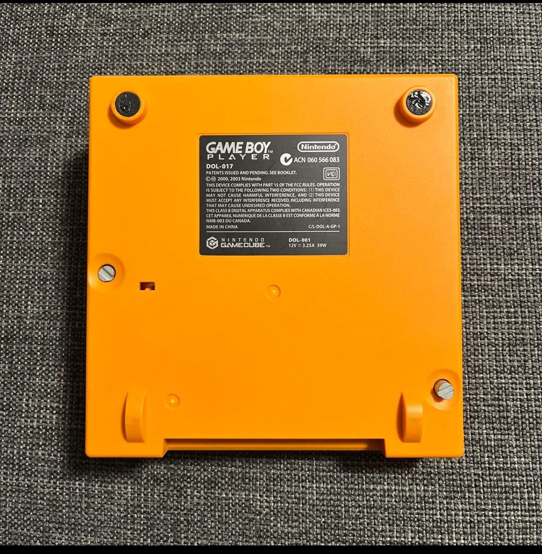 GameCube Gameboy Player Orange DOL-017 GC Game Boy Nintendo Good Japan JP