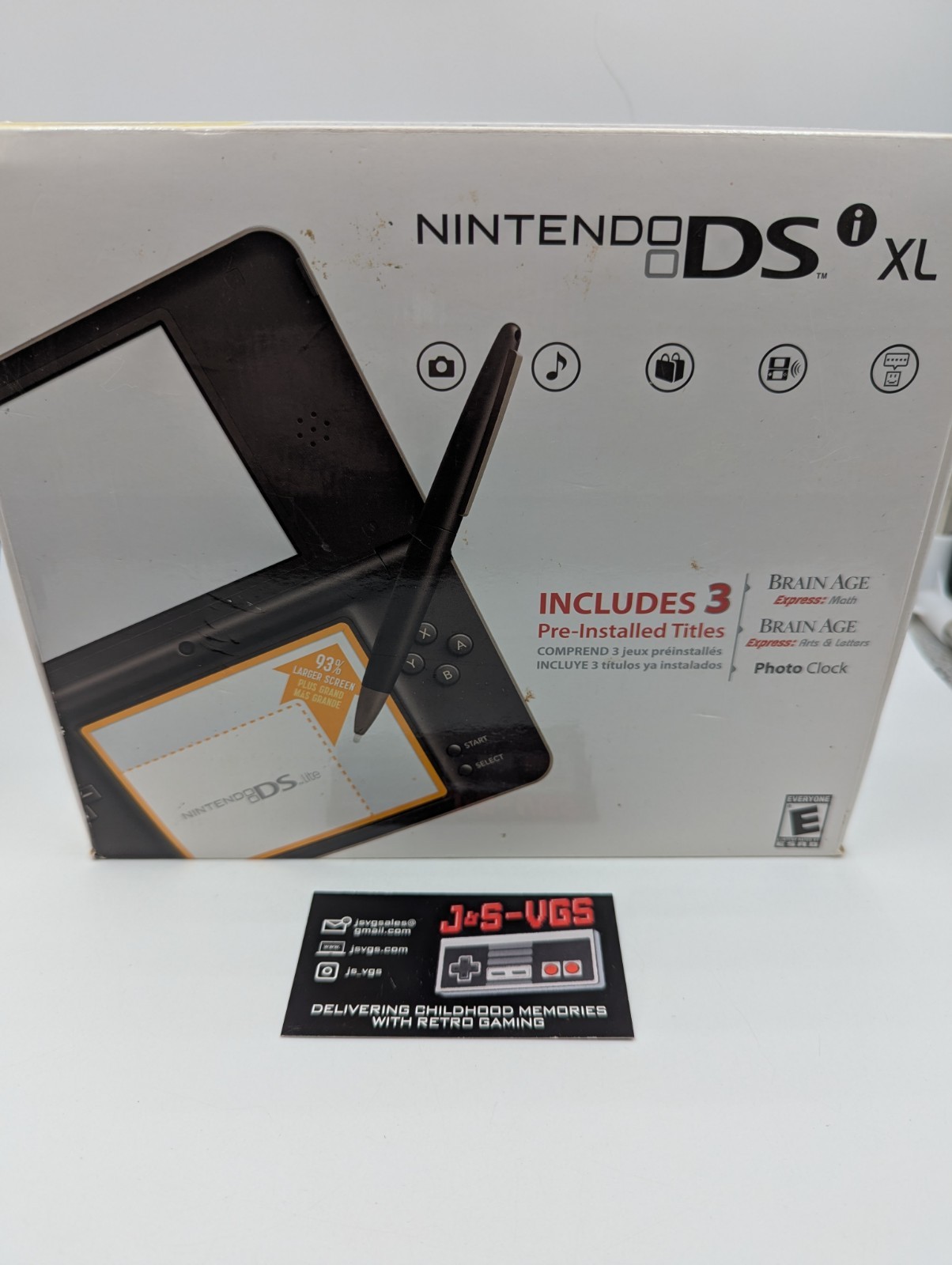 Nintendo DSi XL Bronze CIB With Manual Charger Inserts