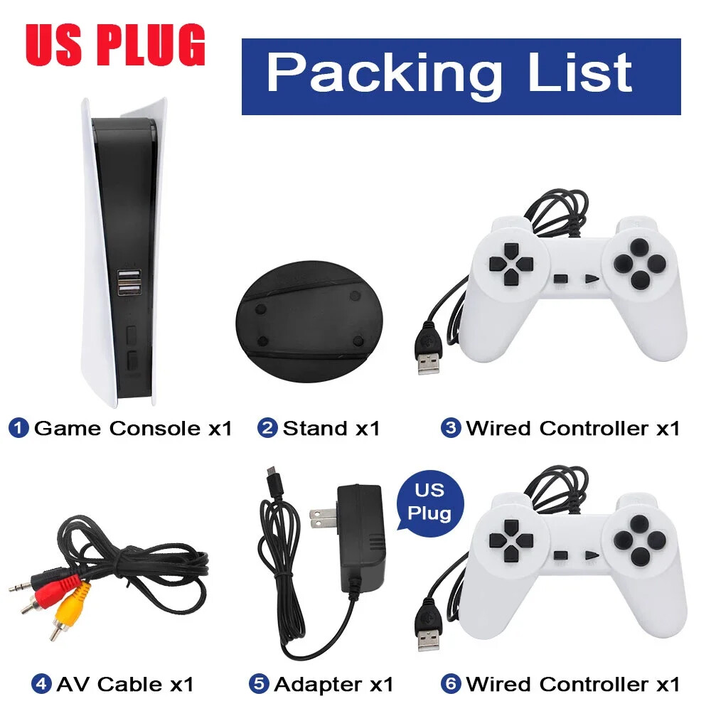 Video Game Console with 300 Classic Games 8 Bit