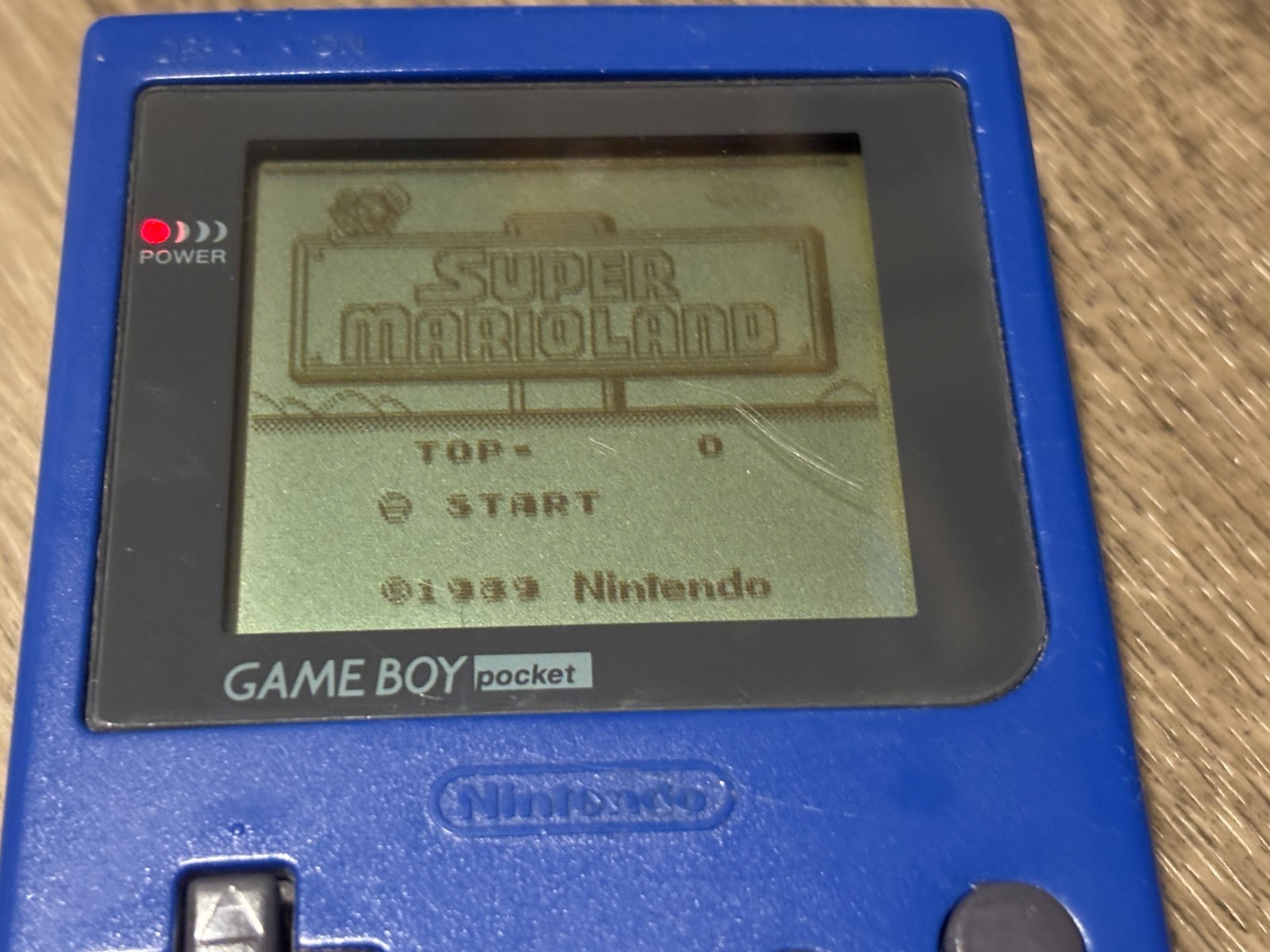 Nintendo Game Boy Pocket Blue Console Handheld System Tested OEM MGB-001
