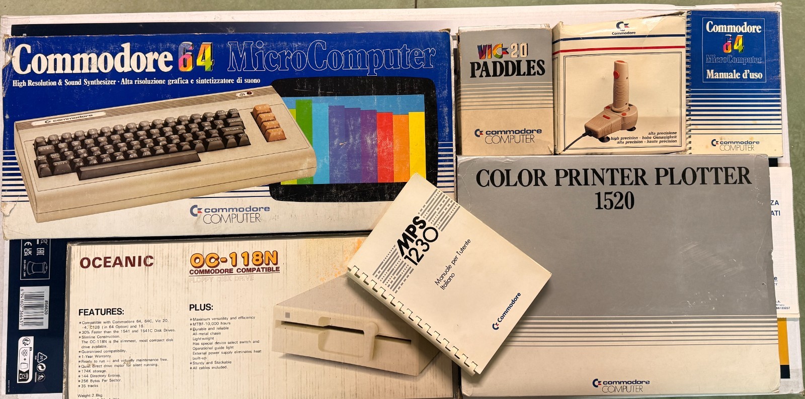 Commodore 64 Console Bundle: OC-118N Color Printer Plotter 1520