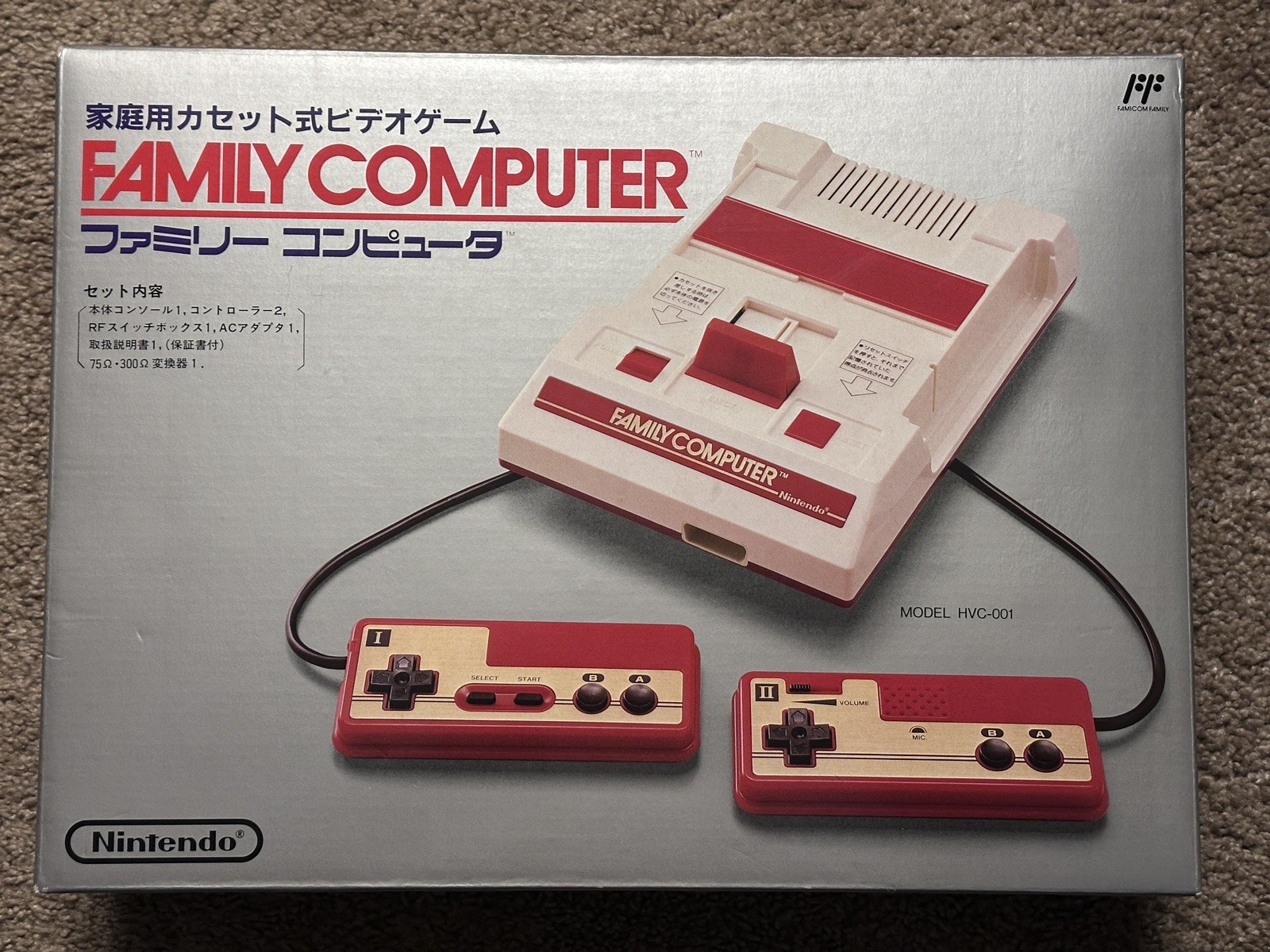‘NEW’ Nintendo Famicom Family computer HVC-001 NIB Highly Collectible Item