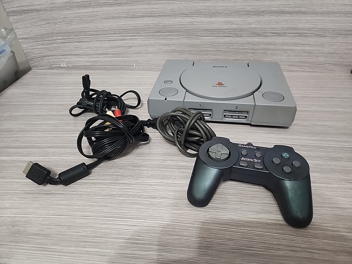 Sony PlayStation 1 PS1 Console W/Controller & Cables – SCPH-7001 – Tested